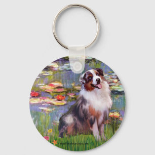 Aussie Shep 1 - Lilies #2 Sleutelhanger