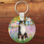 Aussie Shep 2 - Tuin Sleutelhanger (Voorkant)