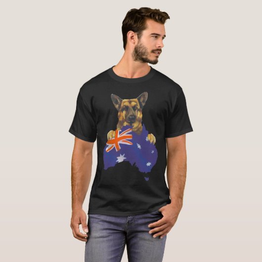 Aussie Shepherd T-shirt (Voorkant volledig)