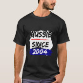 Aussie Since 2004 Australia Map T-shirt (Voorkant)