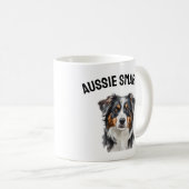 Aussie Smartie Mok - Intelligent Australian Shephe (Voorkant rechts)