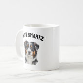 Aussie Smartie Mok - Intelligent Australian Shephe (Voorkant links)