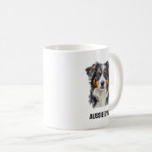 Aussie Smile Mok - Happy Australian Shepherd Gift (Voorkant rechts)