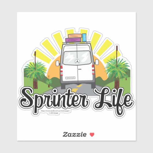 Aussie Sprinter Life Sticker (Vel)