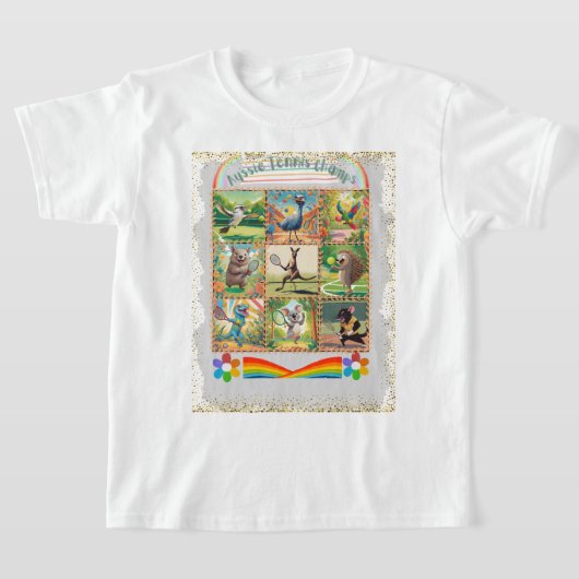 Aussie Tennis Champs T-shirt (Laagn)