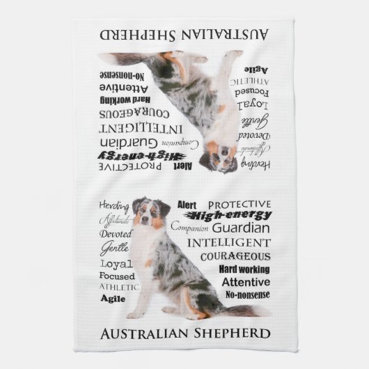 Aussie Traits Kitchen Towel Theedoek (Verticaal)