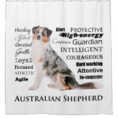 Aussie Traits Shower Curtain Douchegordijn (Voorkant)