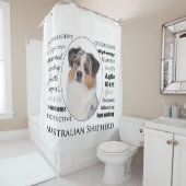 Aussie Traits Shower Curtain Douchegordijn (In situ)