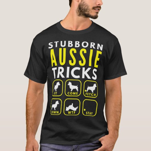 Aussie Tricks voor baby's - Dog Training Premium T-shirt (Voorkant)