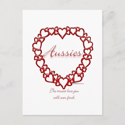 Aussie True Love Briefkaart (Voorkant)