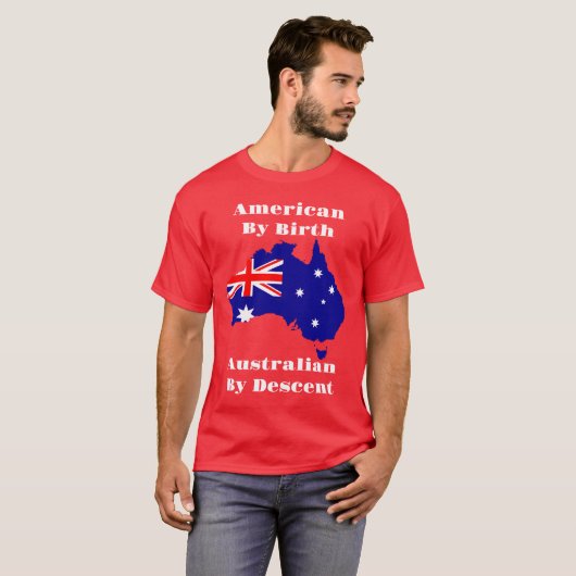 Aussie van Descent T-shirt (Voorkant volledig)
