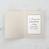 Aussie Verjaardagshond met glimlach Kaart (Binnen)