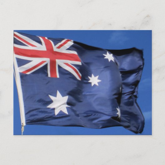 aussie vlag briefkaart (Voorkant)