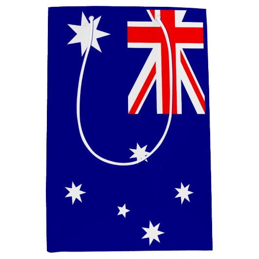 Aussie vlag medium cadeauzakje (Voorkant)