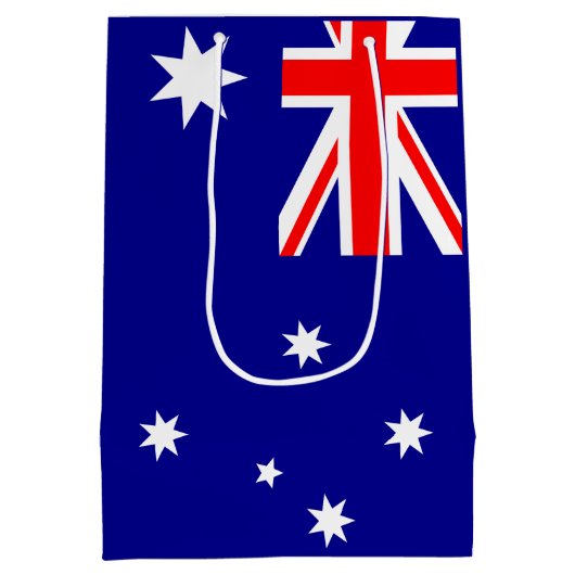 Aussie vlag medium cadeauzakje (Achterkant)