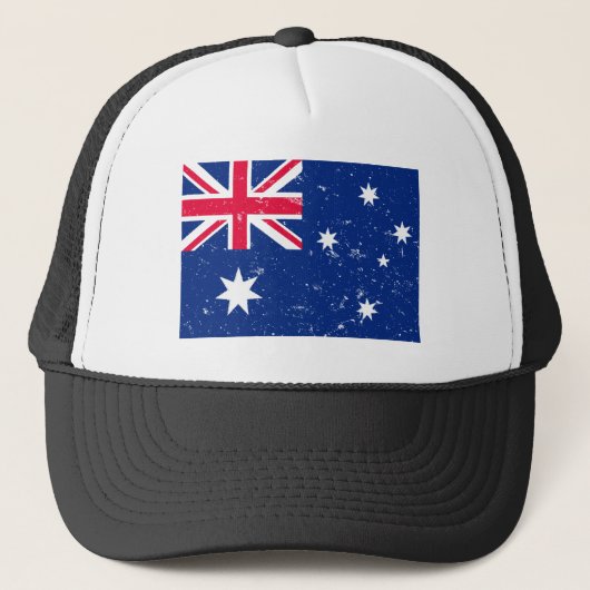Aussie vlag trucker pet (Voorkant)
