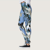 Aussie Wild Mauve Pattern-Leggings Leggings (Links)