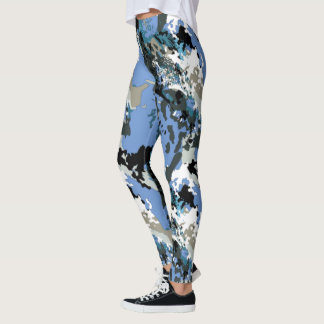 Aussie Wild Mauve Pattern-Leggings Leggings