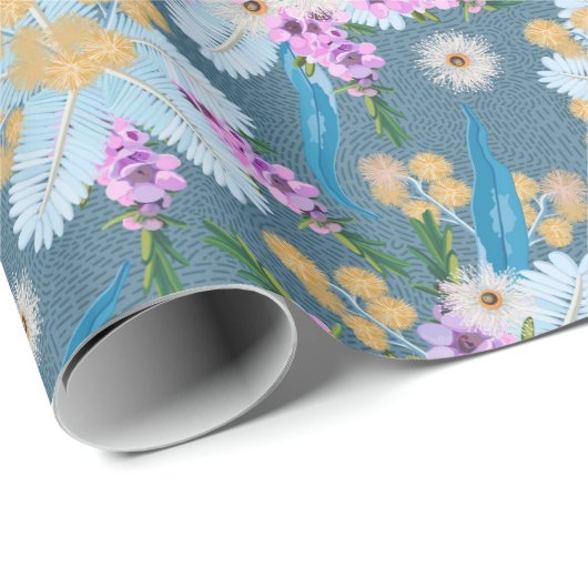 Aussie Wildflower Summer Cadeaupapier (Rol Hoek)