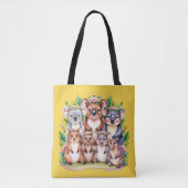 Aussie Wildlife koala & vrienden Tote Bag (Voorkant)