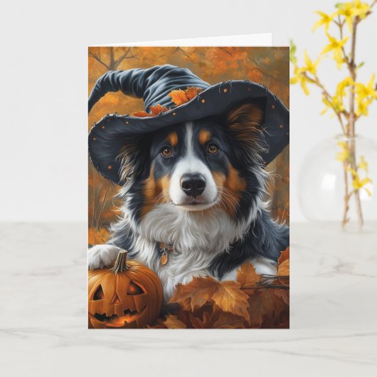 Aussie Witch Kaart (Gele Bloem)