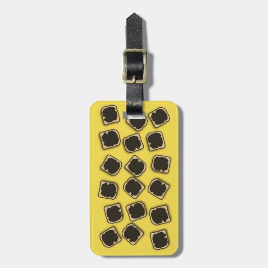 Aussie Yeast Extract on Toast Bagagelabel (Voorkant verticaal)