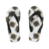 Aussie Yeast Extract on Toast Kinder Teenslippers (Voetbed)