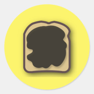 Aussie Yeast Extract on Toast Ronde Sticker
