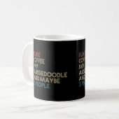 Aussiedoedle Dog Owner Coffee Lovers Quote Gift VI Koffiemok (Voorkant links)