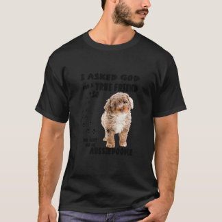 Aussiedoedle Quote mam Aussiepoo Dad Cute Aussiepo T-shirt