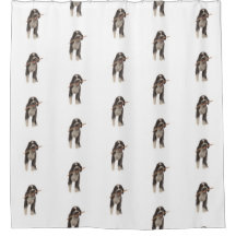 Aussiedoedle Shower Curtain