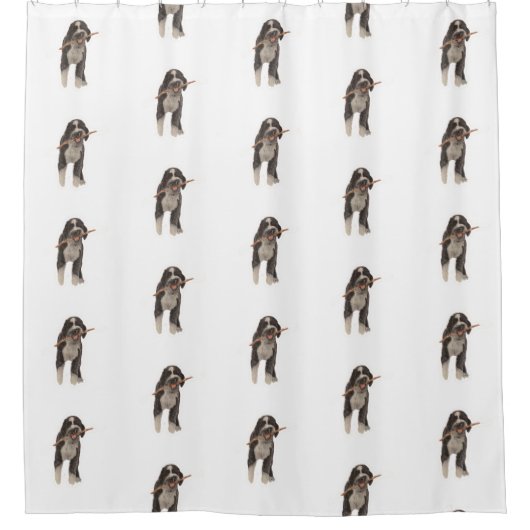 Aussiedoedle Shower Curtain Douchegordijn (Voorkant)