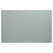 aussiedole dog  florals turquoise stof (Yard (91,4 cm))