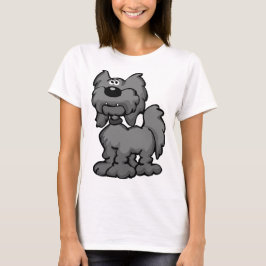 Aussiedoodle Dog Cartoon T-shirt