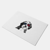 Aussiedoodle Hond 4 juli Amerika Vlag van de VS Deurmat (Schuin)