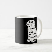 Aussiedoodle Shirt ontwerp voor Aussiedoodle Dog L Koffiemok (Voorkant rechts)