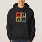 Aussiedoodle Vintage  4 Hoodie (Voorkant)