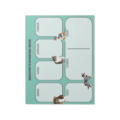 Aussies Australian Shepherd Dogs Weekplanner Notitieblok (Linkerzijde)