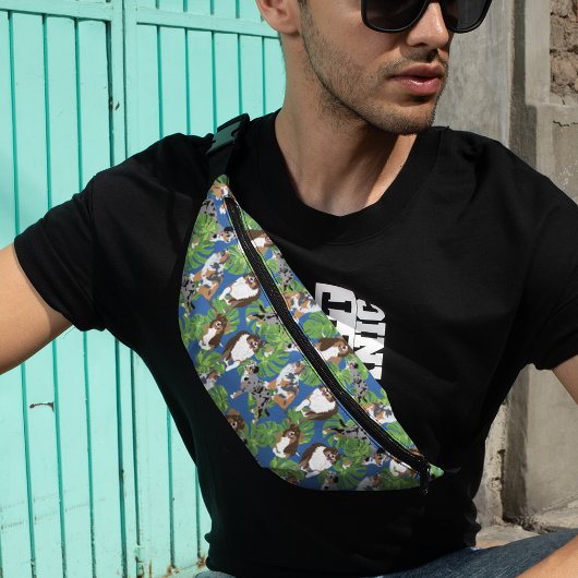 Aussies Australische Herder Honden Tropische blade Heuptasje