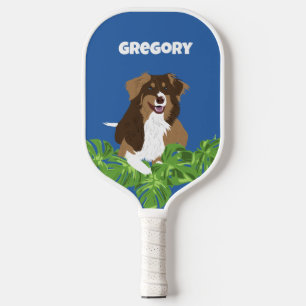 Aussies Australische Herder Honden Tropische blade Pickleball Paddle
