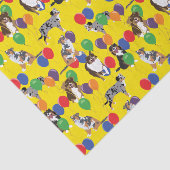 Aussies Australische Shelherds en Feestballonnen Tissuepapier (Detail)