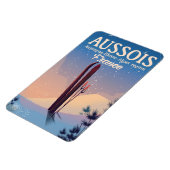 Aussois Auvergne-Rhône-Alpes France ski poster Magneet (Linkerzijde)