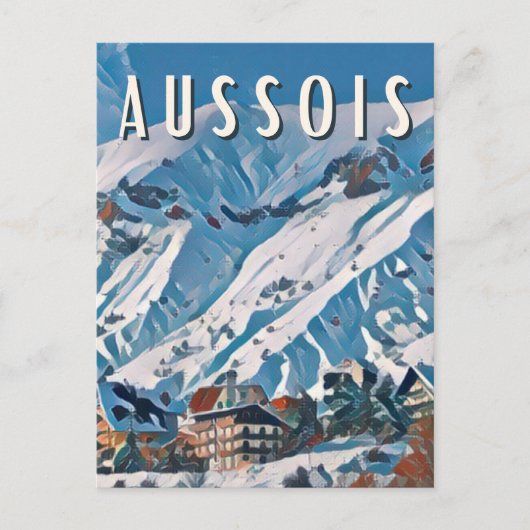 Aussois Briefkaart (Voorkant)