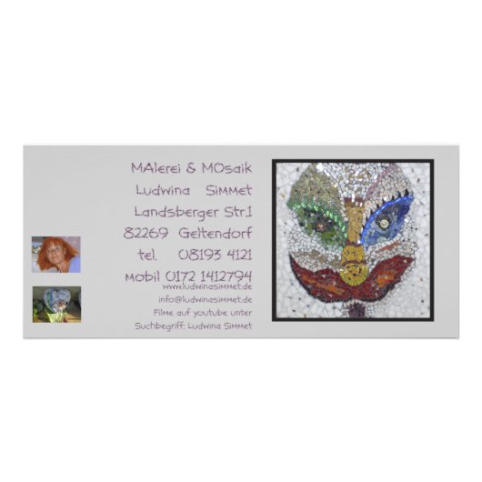 ausstellung_masken reclamekaart (Voorkant)