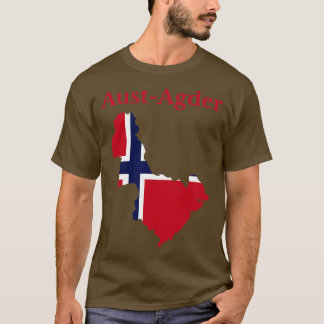 Aust Agder County Noorwegen T-shirt