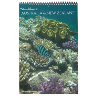 aust/nz natuurwonderen 2026 (met locaties) kalender