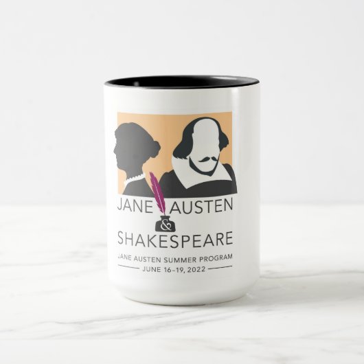 Austen and Shakespeare Mug Mok (Midden)