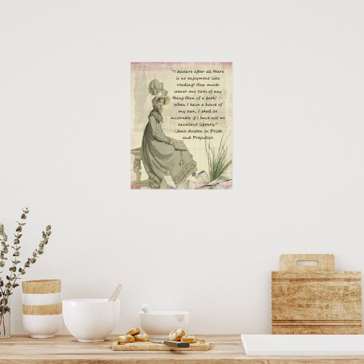 Austen Book Lovers Poster (Keuken)