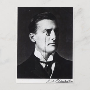 Austen Chamberlain Briefkaart