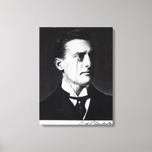 Austen Chamberlain Canvas Afdruk (Voorkant)